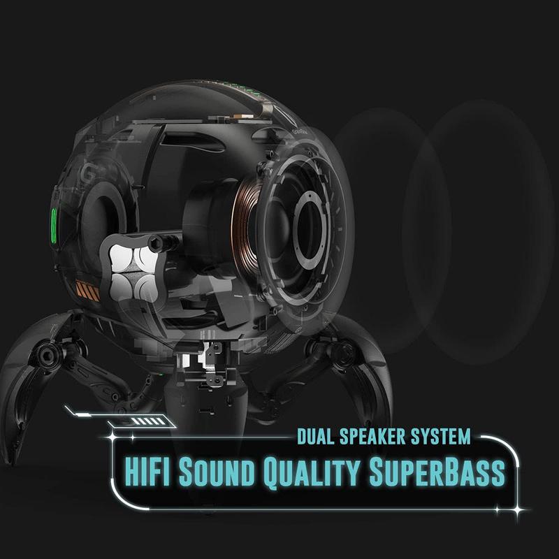 Alto-falante Bluetooth portátil GravaStar Mars Pro com 15H de